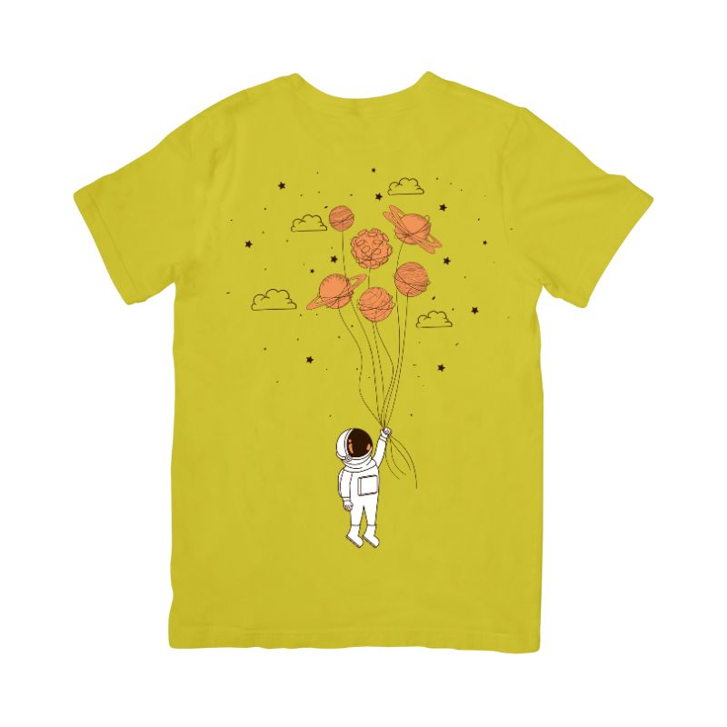 Camiseta Astronauta no Voo do Balão Intergaláctico