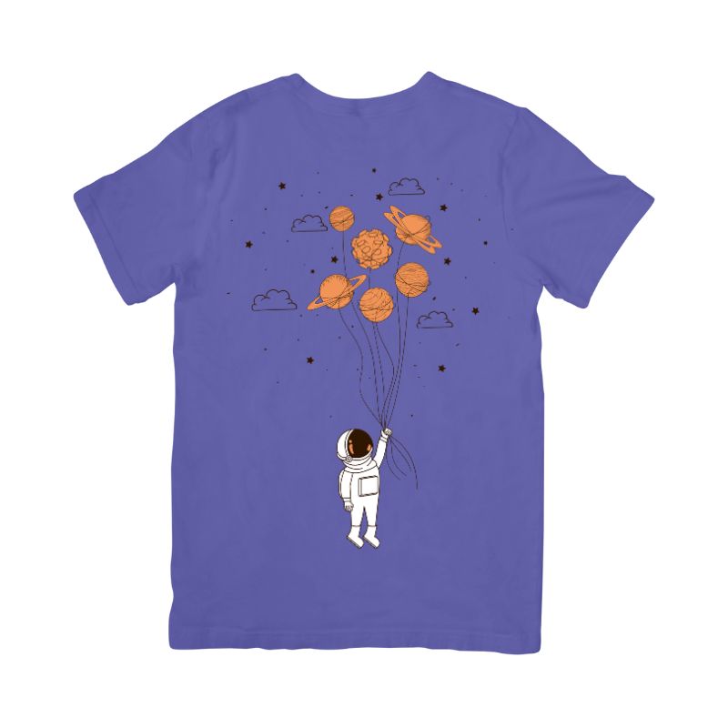 Camiseta Astronauta no Voo do Balão Intergaláctico