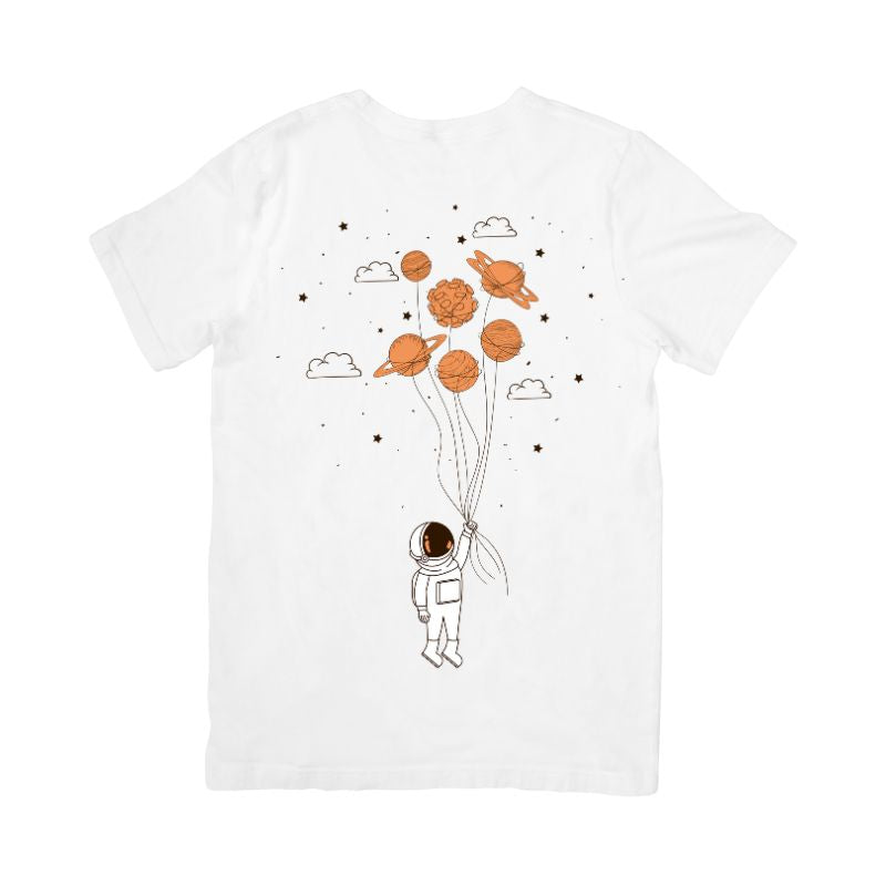 Camiseta Astronauta no Voo do Balão Intergaláctico