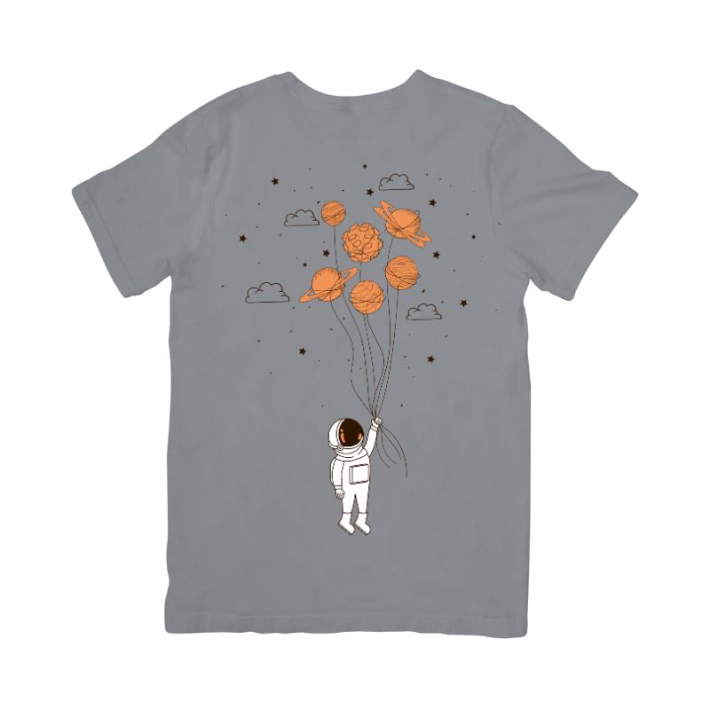Camiseta Astronauta no Voo do Balão Intergaláctico