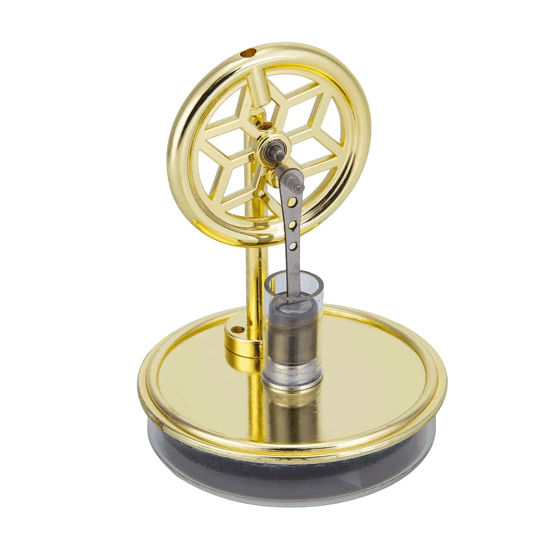Mini Motor Stirling Tampa-Copo - Gire Um Motor Com Seu Café!
