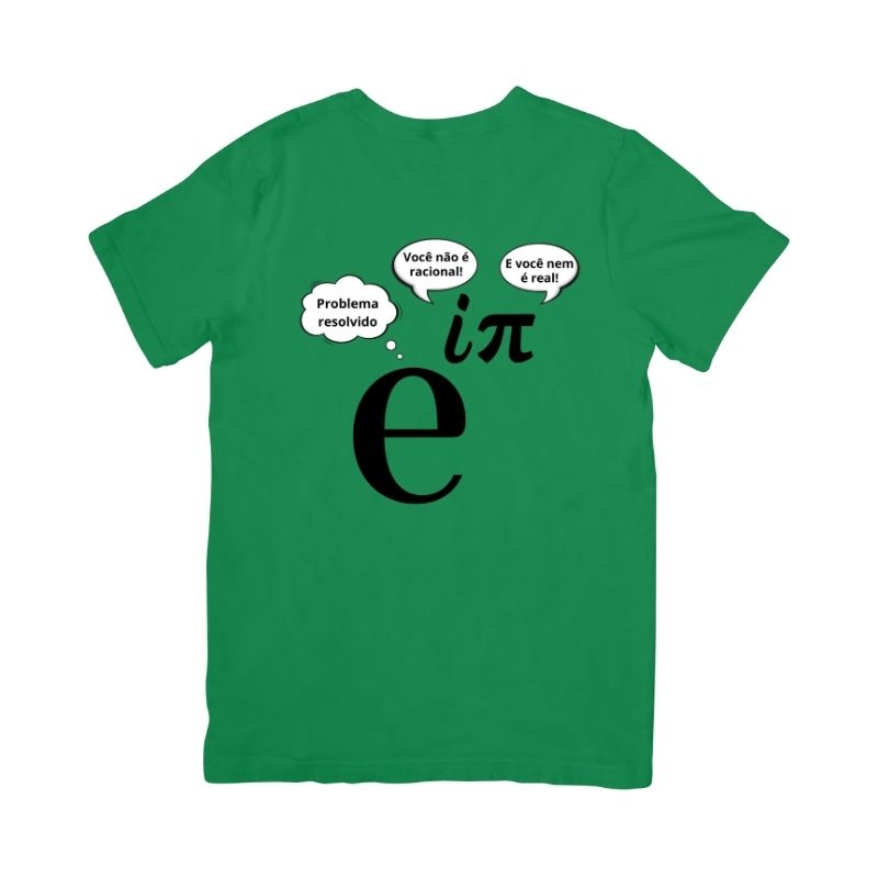 Camiseta Problema Resolvido - Identidade de Euler