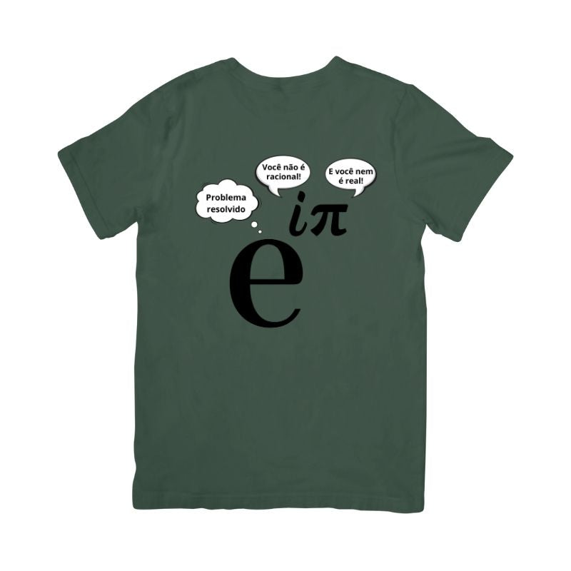 Camiseta Problema Resolvido - Identidade de Euler