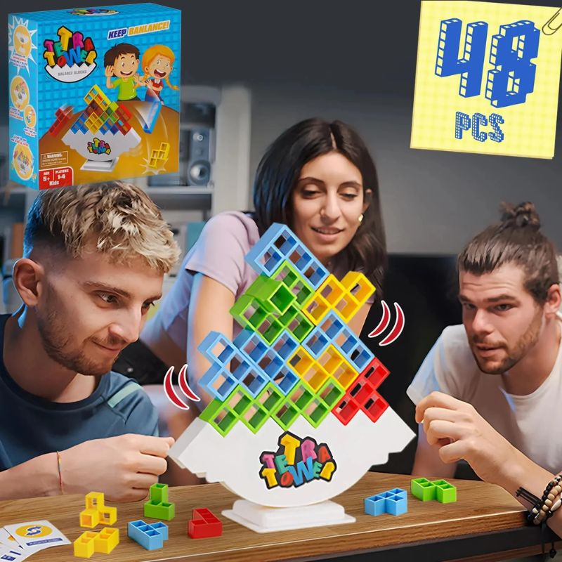 Tetra Tower - Mantenha O Equilíbrio Da Torre!