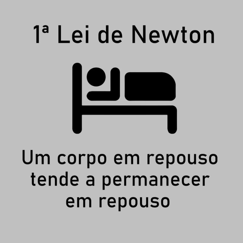 Moletom 1ª Lei de Newton