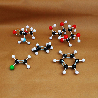 Conjunto de Química Modelos Moleculares - 50 peças para montar moléculas