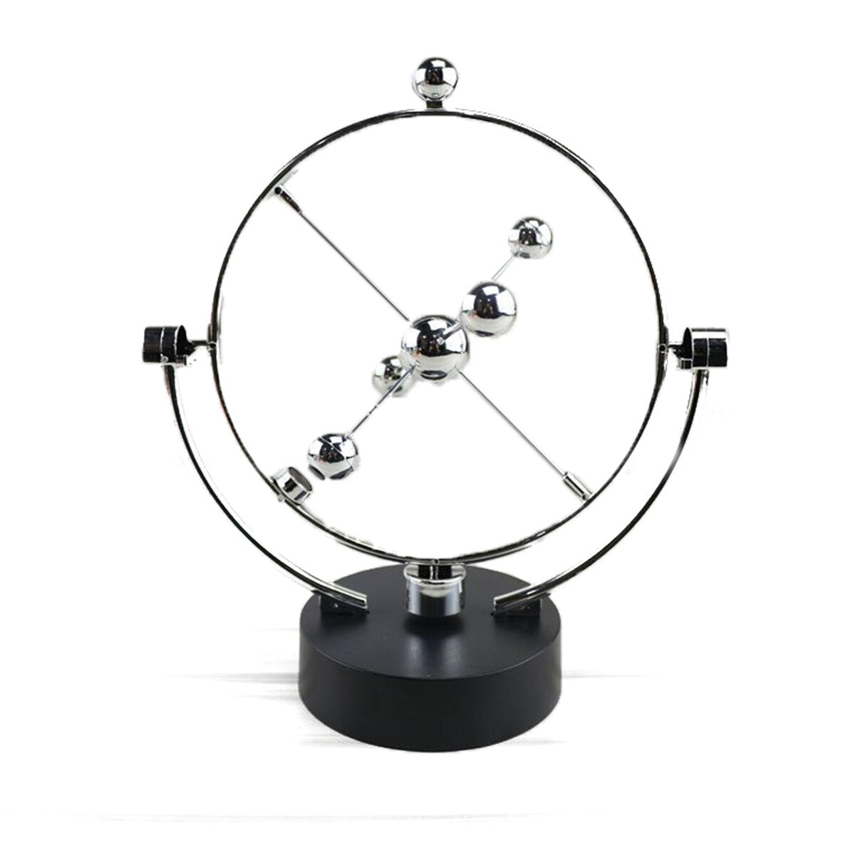 Pêndulo de Newton Movimento Perpétuo de Rotação - "Globo Celestial Kinetic Orbital"