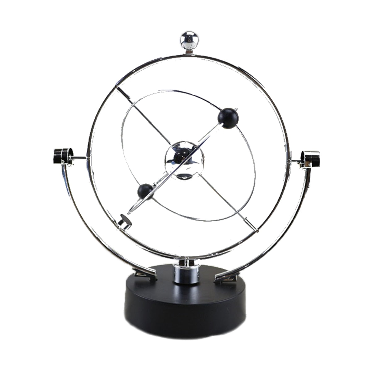 Pêndulo de Newton Movimento Perpétuo de Rotação - "Globo Celestial Kinetic Orbital"
