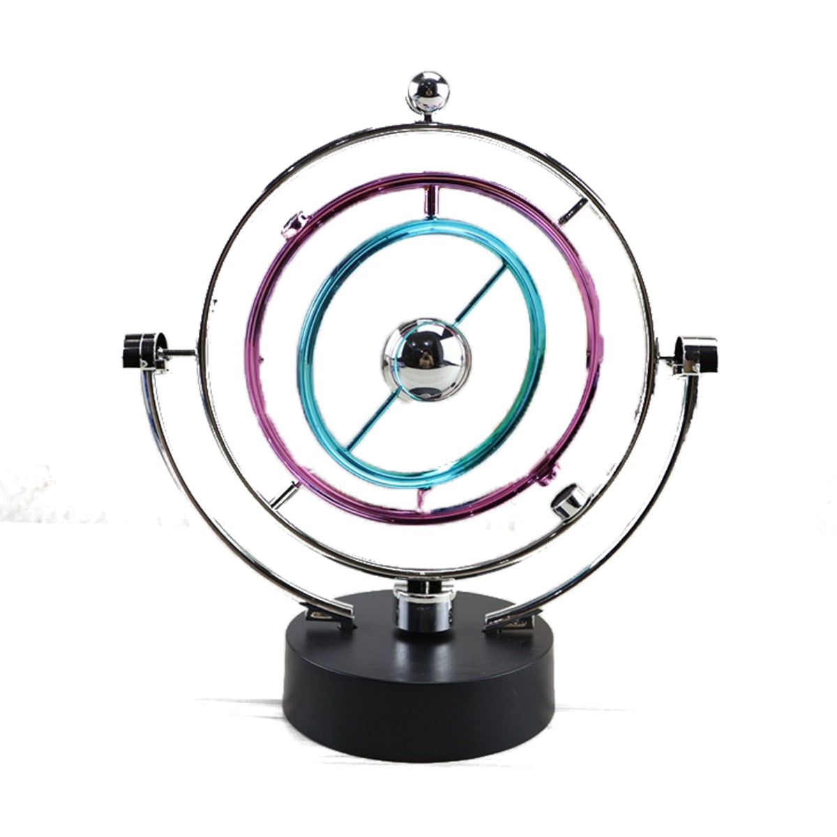 Pêndulo de Newton Movimento Perpétuo de Rotação - "Globo Celestial Kinetic Orbital"
