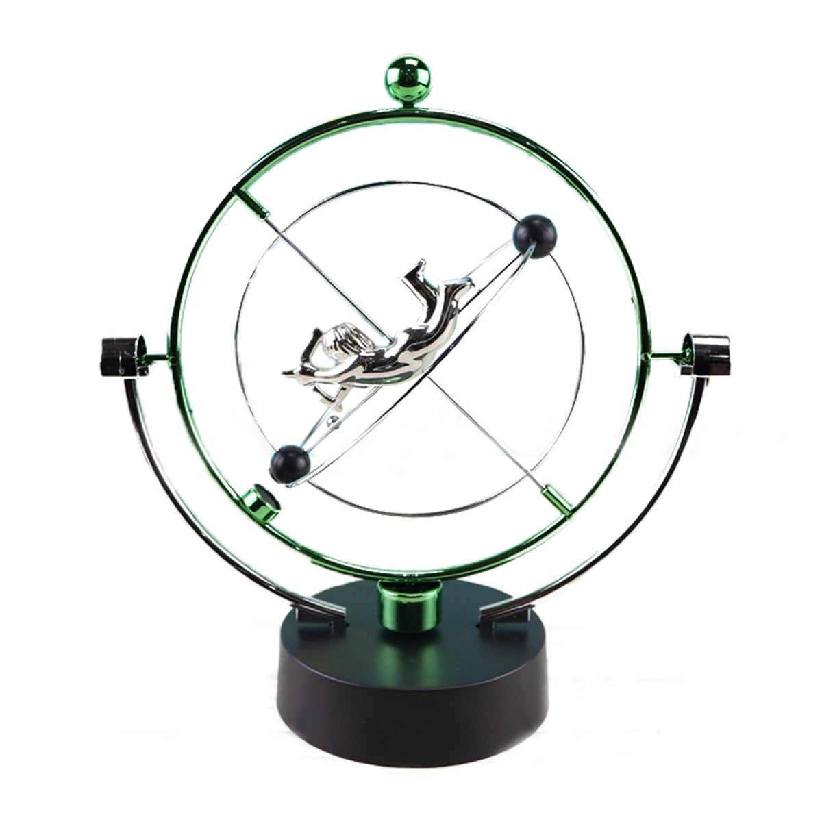 Pêndulo de Newton Movimento Perpétuo de Rotação - "Globo Celestial Kinetic Orbital"