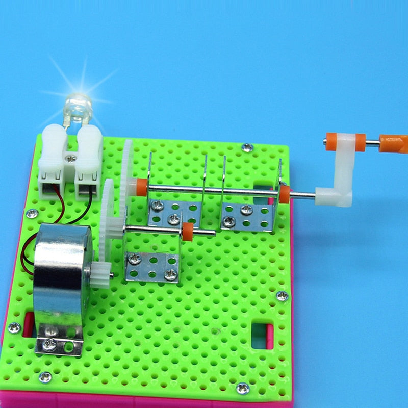 Gerador De Luz Manual, Pequena Invenção - Monte você mesmo