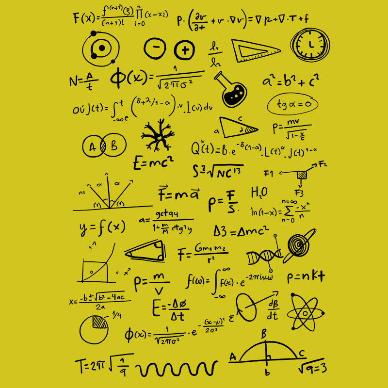 Camiseta Equações da Ciência e Matemática