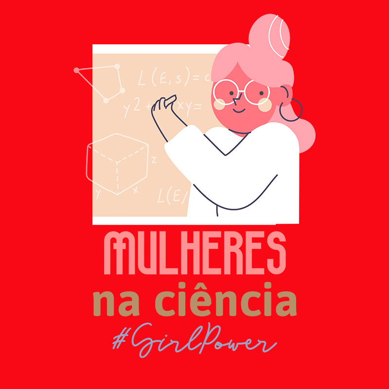 Camiseta Feminina - Lugar de Mulher é na Ciência