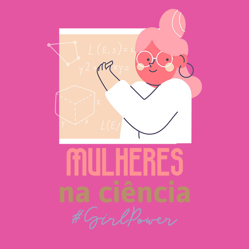 Camiseta Feminina - Lugar de Mulher é na Ciência