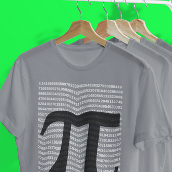 Camiseta Mil Dígitos de π