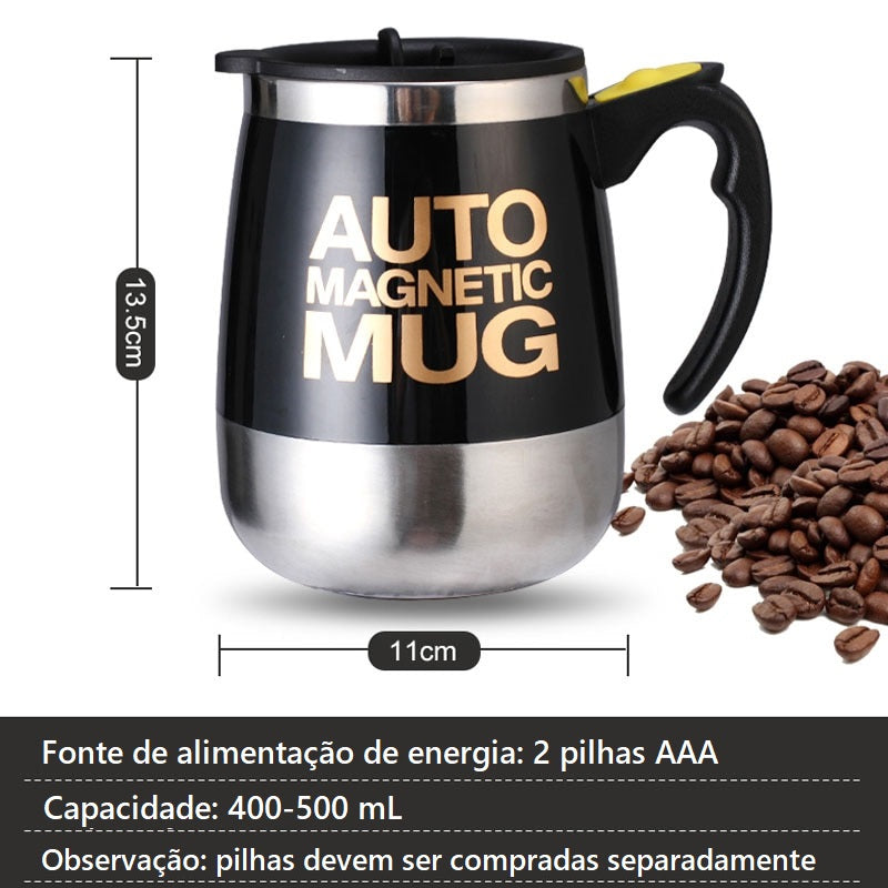 Caneca Com Agitação Magnética Automática