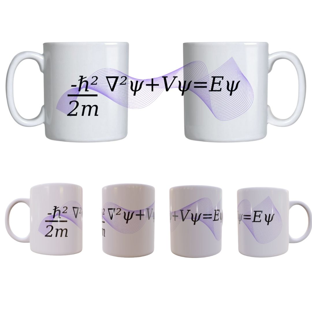 Equação de Schrödinger - Camiseta e/ou Caneca
