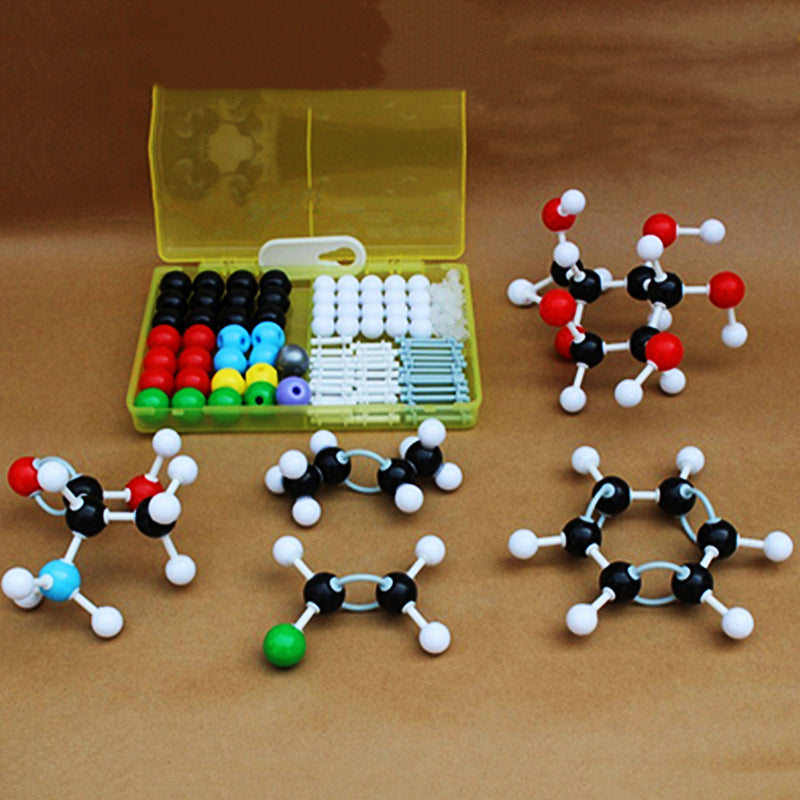 Conjunto de Química Modelos Moleculares - 50 peças para montar moléculas