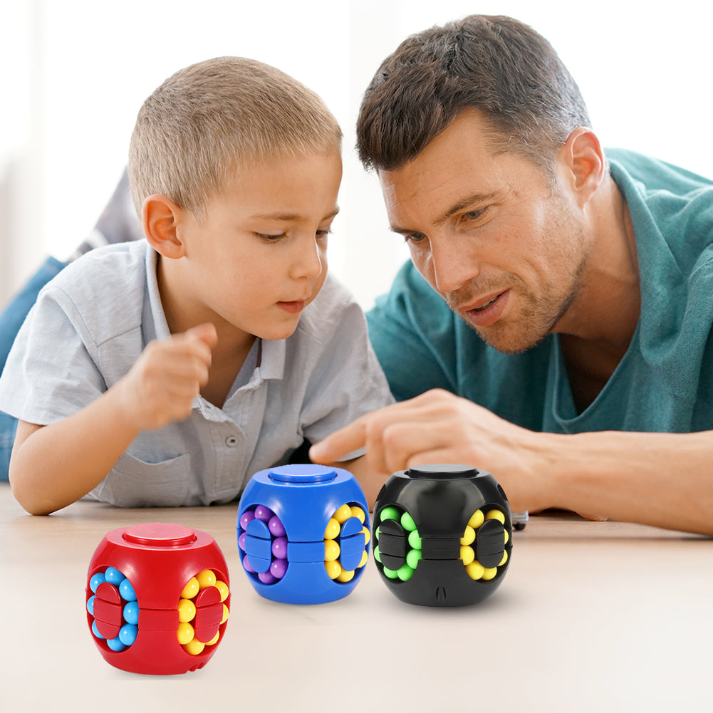 Cubo Magic Bean - Quebra Cabeça Giratório Briquedo Antiestresse