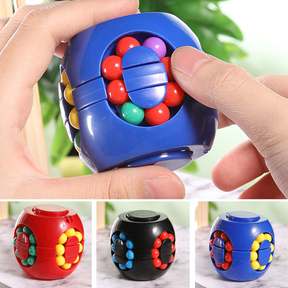 Cubo Magic Bean - Quebra Cabeça Giratório Briquedo Antiestresse