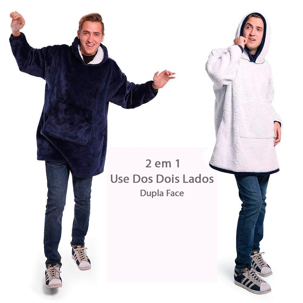 Super FOFY - Moletom Cobertor de Vestir - Super Fofo, Macio e Confortável