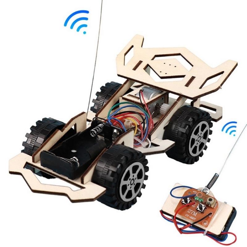 KIT Carrinho de Controle Remoto Montável - Experimentos Científicos DIY (Monte você mesmo)