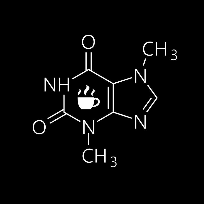 Camiseta Molécula De Cafeína