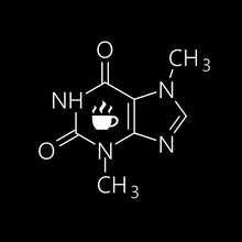Camiseta Molécula De Cafeína