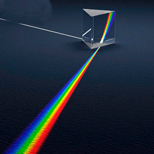 Prisma de Vidro Triangular - Espectro de Luz - Brinquedo Educativo - Experiência Científica Legal