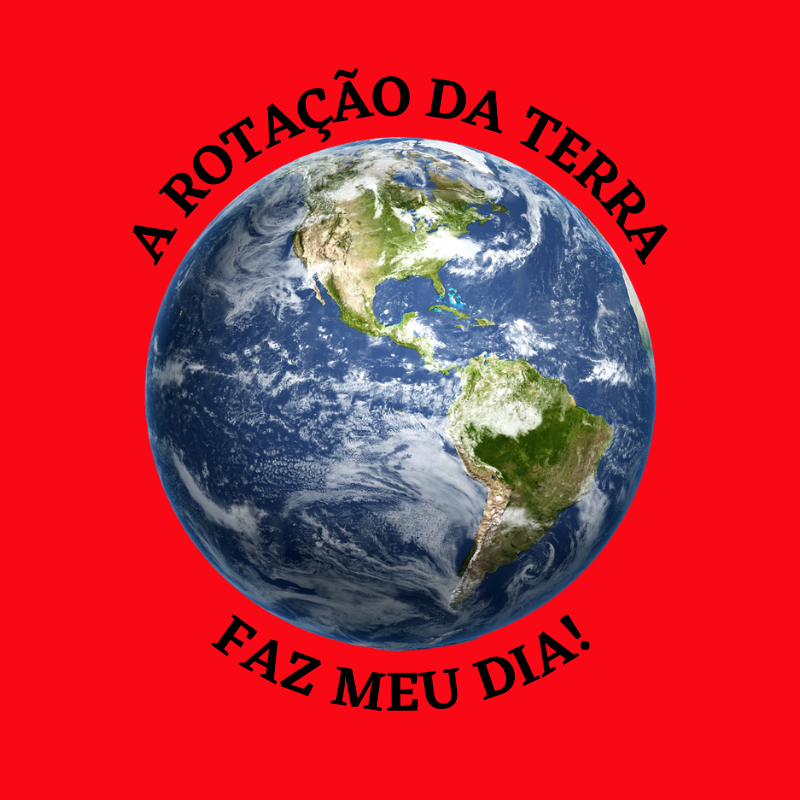 Camiseta Rotação da Terra