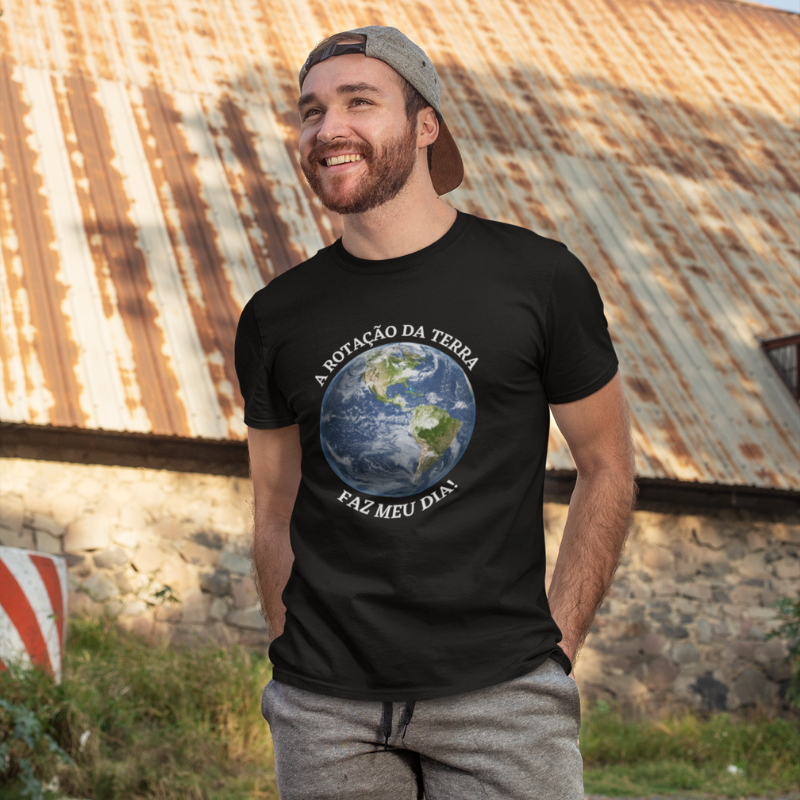 Camiseta Rotação da Terra