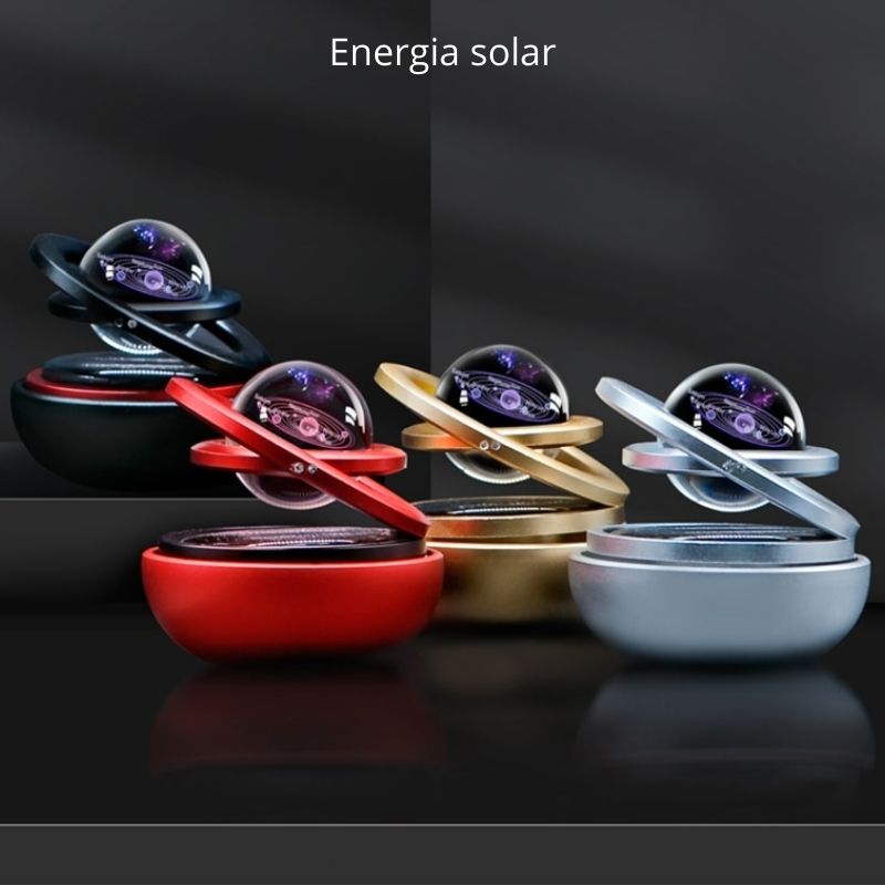 Sistema Solar em Rotação - Decoração com carregamento solar