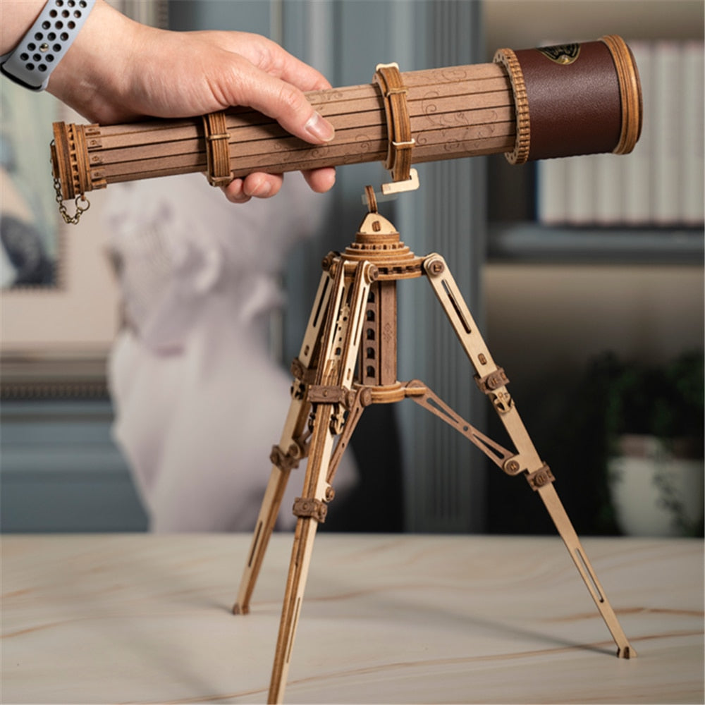 Telescópio ROKR - 314 Peças Para Montar (Faça Você Mesmo!)