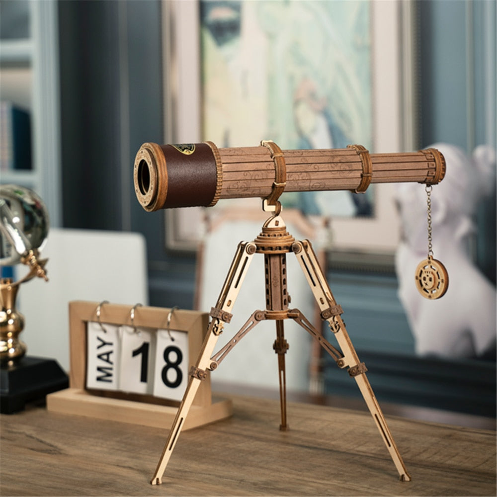 Telescópio ROKR - 314 Peças Para Montar (Faça Você Mesmo!)