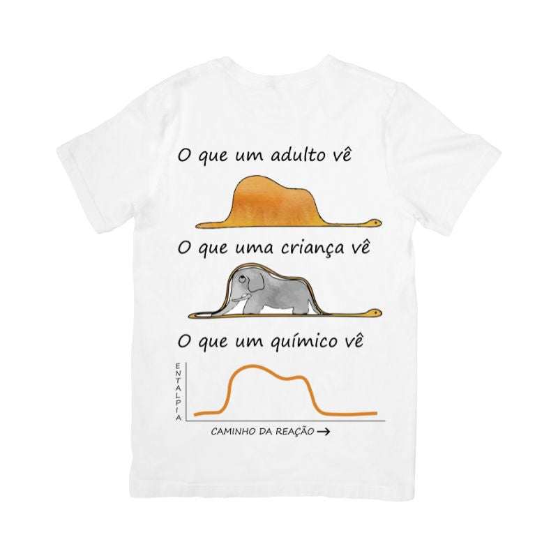 Camiseta Pequeno Príncipe Químico (O Que Um Químico Vê)