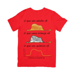 Camiseta Pequeno Príncipe Químico (O Que Um Químico Vê)