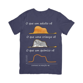 Camiseta Pequeno Príncipe Químico (O Que Um Químico Vê)