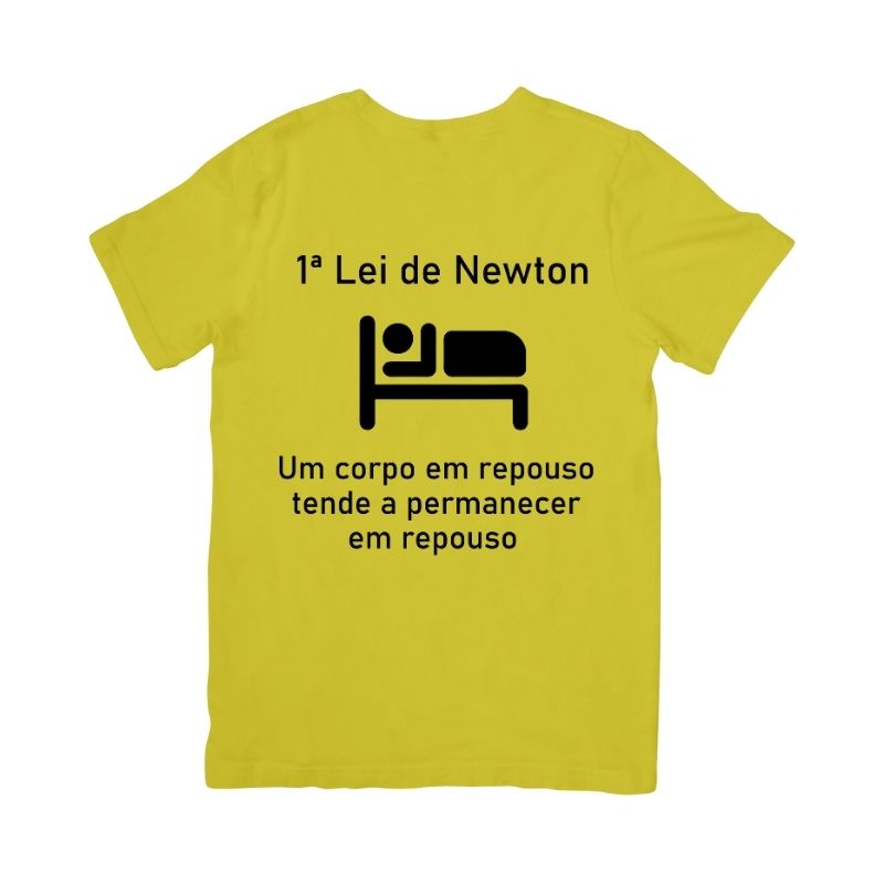 Camiseta 1ª Lei de Newton