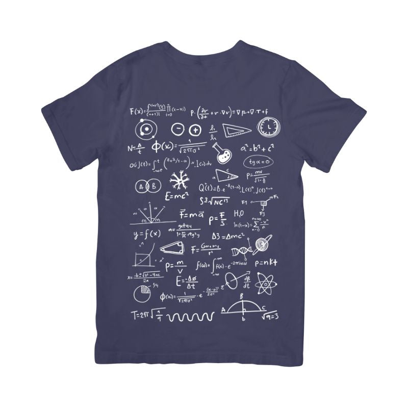 Camiseta Equações da Ciência e Matemática