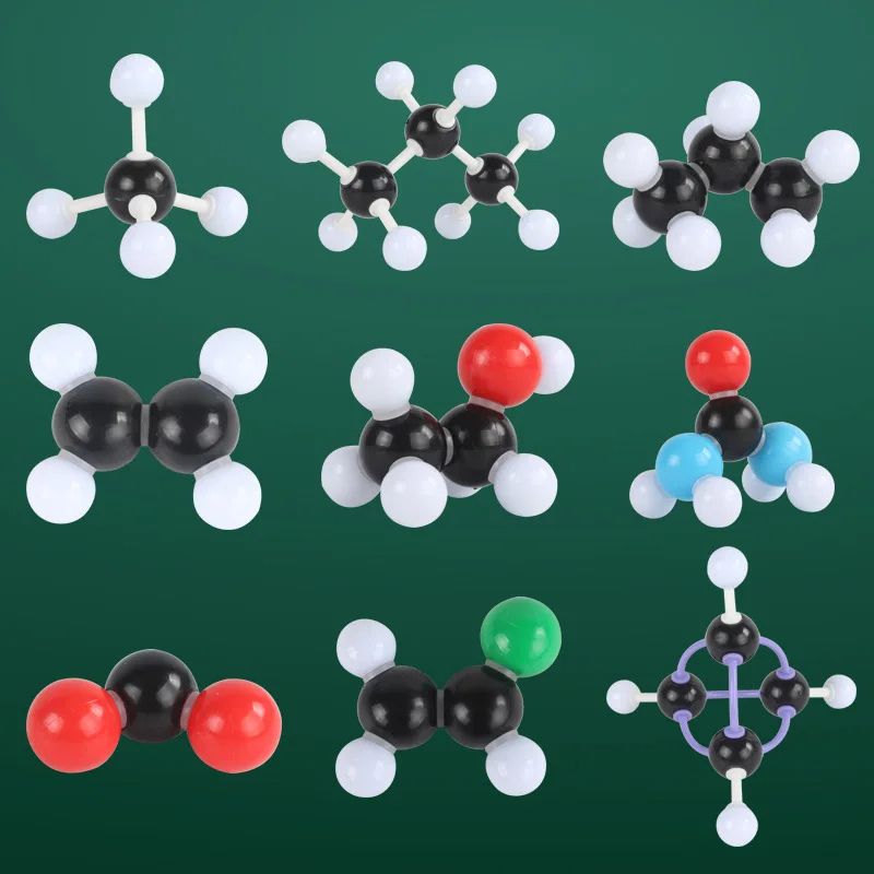 Conjunto de Química Orgânica Molecular - 267 Peças Para Montar Moléculas