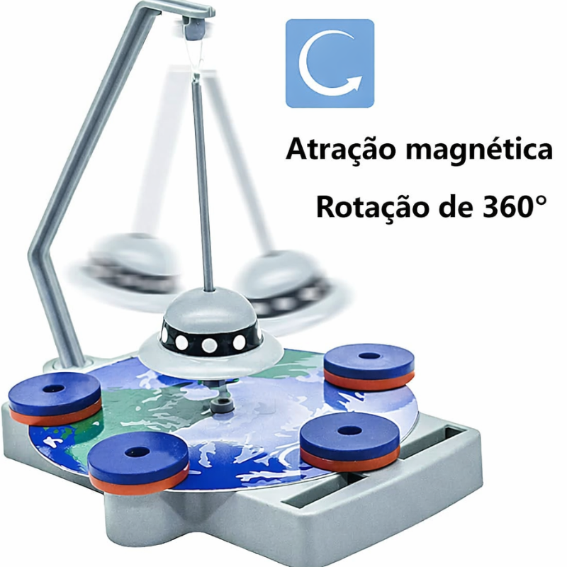 Kit Científico 12 em 1 – Experimentos de Magnetismo (STEM)