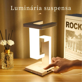 Luminária Estrutura de Tensegridade: Iluminação Inovadora com Carregador Wireless Integrado