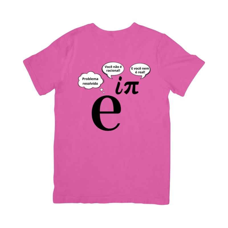 Camiseta Problema Resolvido - Identidade de Euler