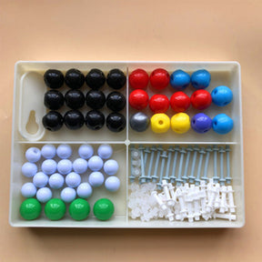 Conjunto de Química Modelos Moleculares - 50 peças para montar moléculas