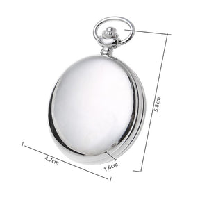 Bússola Portátil para Navegação Estilo Relógio de Bolso Vintage - Luminosidade no Escuro