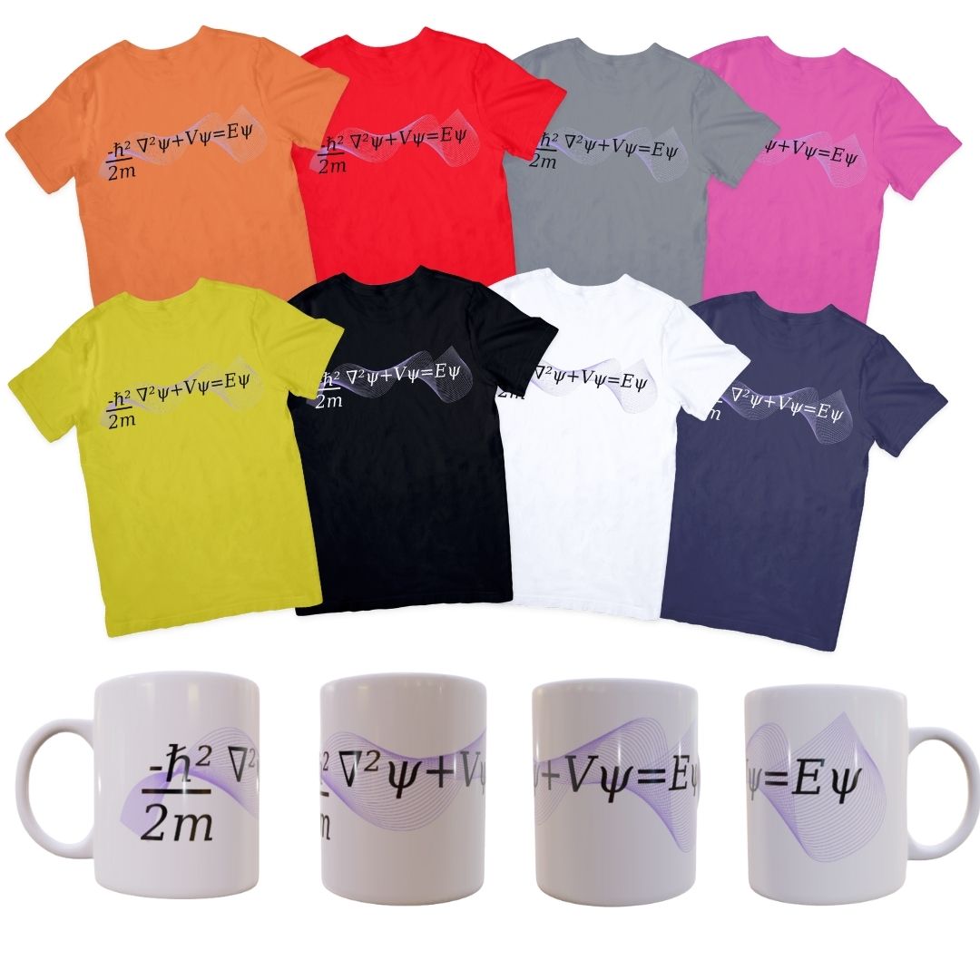 Equação de Schrödinger - Camiseta e/ou Caneca
