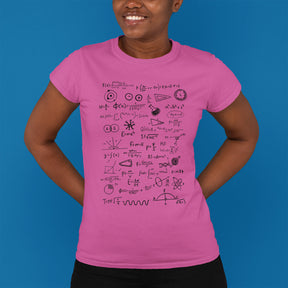 Camiseta Equações da Ciência e Matemática