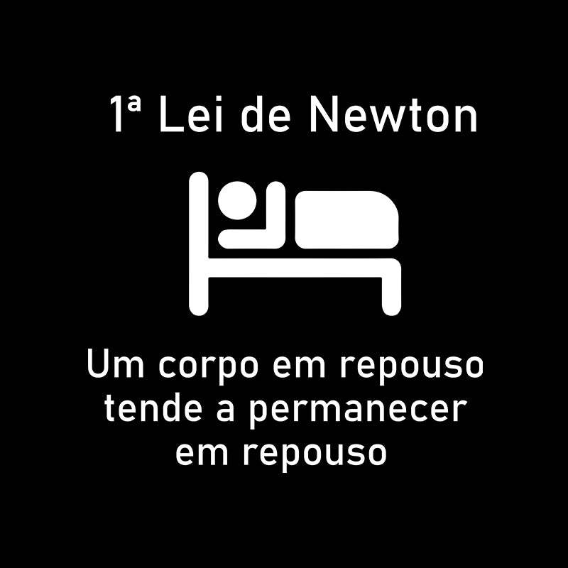 Camiseta 1ª Lei de Newton