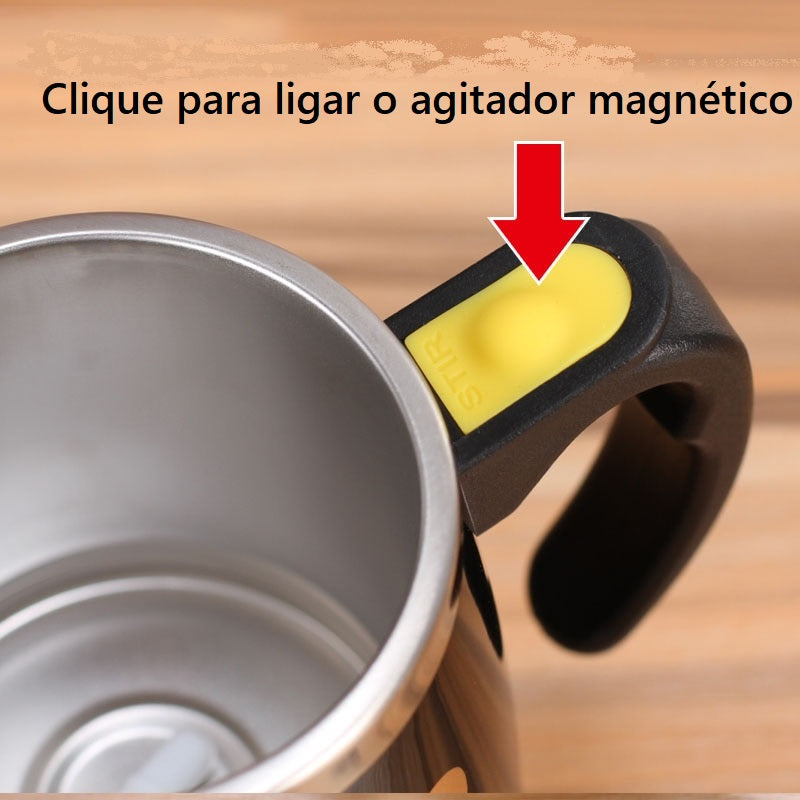 Caneca Com Agitação Magnética Automática