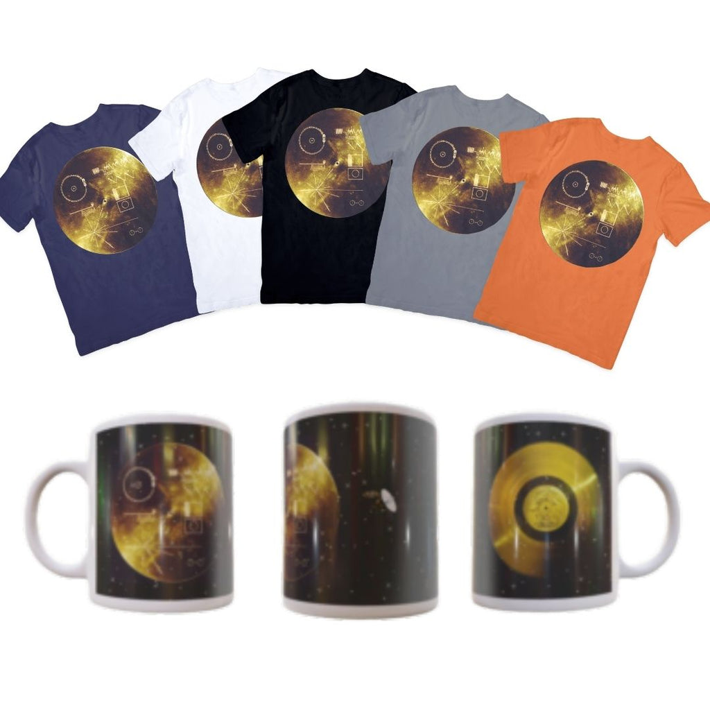 Camisa/Caneca Discos De Ouro Da Voyager